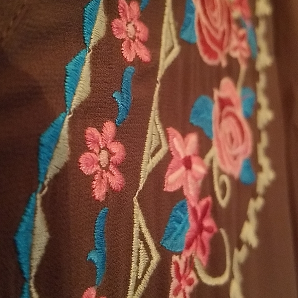 Roper Floral Embroiderd Dress or Duster - Picture 7 of 7